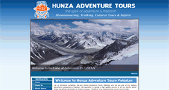 Desktop Screenshot of hunzaadventuretours.com